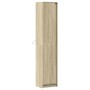 Aparador con LED madera ingeniería roble Sonoma 41,5x32,5x200cm by , Sideboards - Ref: Foro24-3307900, Price: 119,66 €, Disco...
