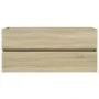 Waschtischunterschrank aus Eichenholz Sonoma 100x38,5x45 cm von , Badezimmermöbel - Ref: Foro24-849639, Preis: 57,03 €, Rabat...
