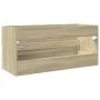 Waschtischunterschrank aus Eichenholz Sonoma 100x38,5x45 cm von , Badezimmermöbel - Ref: Foro24-849639, Preis: 57,03 €, Rabat...