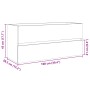 Mueble de lavabo de baño madera roble Sonoma 100x38,5x45 cm by , Bathroom furniture - Ref: Foro24-849639, Price: 57,77 €, Dis...