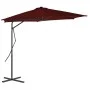 Gartenschirm mit burgunderroter Stahlstange 300x230cm von vidaXL, Sonnenschirme - Ref: Foro24-312518, Preis: 101,11 €, Rabatt: %