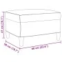 Juego de sofás con cojines 3 piezas terciopelo crema by , Sofas - Ref: Foro24-3278409, Price: 585,94 €, Discount: %