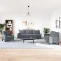 Sofagarnitur mit 4-teiligen dunkelgrauen Samtkissen. von , Sofas - Ref: Foro24-3278442, Preis: 654,01 €, Rabatt: %