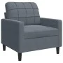 Sofagarnitur mit 4-teiligen dunkelgrauen Samtkissen. von , Sofas - Ref: Foro24-3278442, Preis: 654,01 €, Rabatt: %