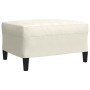 Juego de sofás con cojines 4 piezas terciopelo crema by , Sofas - Ref: Foro24-3278449, Price: 768,29 €, Discount: %