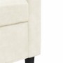 Juego de sofás con cojines 4 piezas terciopelo crema by , Sofas - Ref: Foro24-3278449, Price: 768,29 €, Discount: %
