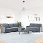Juego de sofás con cojines 3 piezas terciopelo gris oscuro by , Sofas - Ref: Foro24-3278482, Price: 521,47 €, Discount: %