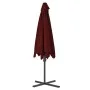 Garden umbrella with burgundy red steel pole 300x230cm by vidaXL, Umbrellas - Ref: Foro24-312518, Price: 101,11 €, Discount: %