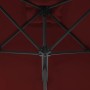Sombrilla de jardín con palo de acero rojo burdeos 300x230cm de vidaXL, Sombrillas - Ref: Foro24-312518, Precio: 95,81 €, Des...