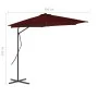 Gartenschirm mit burgunderroter Stahlstange 300x230cm von vidaXL, Sonnenschirme - Ref: Foro24-312518, Preis: 101,11 €, Rabatt: %