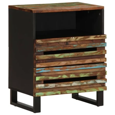 Mesita de noche madera maciza de acacia 50x34x62 cm de , Mesitas de noche - Ref: Foro24-377490, Precio: 72,08 €, Descuento: %