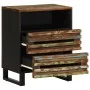 Mesita de noche madera maciza de acacia 50x34x62 cm de , Mesitas de noche - Ref: Foro24-377490, Precio: 72,08 €, Descuento: %