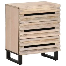 Mesita de noche madera maciza de mango 50x34x62 cm by , Nightstands - Ref: Foro24-377484, Price: 72,68 €, Discount: %