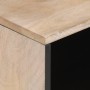 Mesita de noche de madera maciza de mango rugosa 50x34x62 cm by , Nightstands - Ref: Foro24-377486, Price: 69,66 €, Discount: %