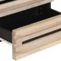 Mesita de noche de madera maciza de mango rugosa 50x34x62 cm by , Nightstands - Ref: Foro24-377486, Price: 69,66 €, Discount: %