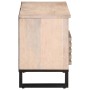 Massives TV-Möbel aus Mangoholz 100x34x46 cm von , CD- und DVD-Speicher - Ref: Foro24-377517, Preis: 73,92 €, Rabatt: %