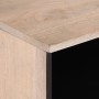 Massives TV-Möbel aus Mangoholz 100x34x46 cm von , CD- und DVD-Speicher - Ref: Foro24-377517, Preis: 73,92 €, Rabatt: %
