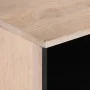 Mueble de TV madera maciza de mango 100x34x46 cm de , Almacenamiento para CD y DVD - Ref: Foro24-377517, Precio: 73,24 €, Des...
