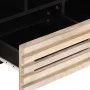 Mueble de TV madera maciza de mango 100x34x46 cm de , Almacenamiento para CD y DVD - Ref: Foro24-377517, Precio: 73,24 €, Des...