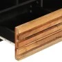 Mueble de TV madera maciza de acacia 100x34x46 cm de , Almacenamiento para CD y DVD - Ref: Foro24-377515, Precio: 73,29 €, De...