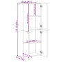 Ingenieurholz-Aktenschrank in Weiß 60x32x153 cm von , Aktenschränke - Ref: Foro24-3276644, Preis: 123,69 €, Rabatt: %