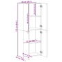 Ingenieurholz-Schrank aus Sonoma-Eiche 60x32x153 cm von , Aktenschränke - Ref: Foro24-3276646, Preis: 142,77 €, Rabatt: %