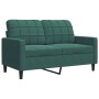 Juego de sofás con cojines 3 piezas terciopelo verde oscuro by , Sofas - Ref: Foro24-3278373, Price: 761,04 €, Discount: %