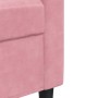 Dreiteiliges Sofaset mit rosa Samtkissen. von , Sofas - Ref: Foro24-3278454, Preis: 786,44 €, Rabatt: %