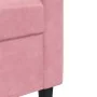 Juego de sofás con cojines 3 piezas terciopelo rosa by , Sofas - Ref: Foro24-3278454, Price: 772,86 €, Discount: %