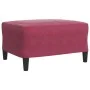 Juego de sofás con cojines 3 piezas terciopelo rojo tinto by , Sofas - Ref: Foro24-3278505, Price: 575,39 €, Discount: %