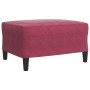Juego de sofás con cojines 3 piezas terciopelo rojo tinto von , Sofas - Ref: Foro24-3278505, Preis: 584,33 €, Rabatt: %