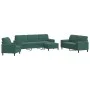 Juego de sofás con cojines 4 piezas terciopelo verde oscuro von , Sofas - Ref: Foro24-3278463, Preis: 795,87 €, Rabatt: %