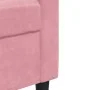 Juego de sofás con cojines 2 piezas terciopelo rosa by , Sofas - Ref: Foro24-3278494, Price: 611,74 €, Discount: %