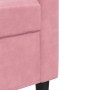 Juego de sofás con cojines 2 piezas terciopelo rosa by , Sofas - Ref: Foro24-3278494, Price: 622,98 €, Discount: %