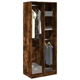Ingenieurholzschrank in rauchiger Eiche, 80x50x200 cm. von , Kleiderschränke - Ref: Foro24-3307760, Preis: 133,40 €, Rabatt: %