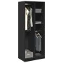 Armario de madera de ingeniería negro 80x50x200 cm by , Wardrobes - Ref: Foro24-3307757, Price: 170,17 €, Discount: %