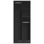 Armario de madera de ingeniería negro 80x50x200 cm by , Wardrobes - Ref: Foro24-3307757, Price: 170,17 €, Discount: %