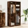 Armario madera contrachapada color roble ahumado 100x50x200 cm by , Wardrobes - Ref: Foro24-3307769, Price: 172,90 €, Discoun...