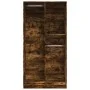 Schrank aus geräucherter Eichenholz-Sperrholzplatte, 100x50x200 cm. von , Kleiderschränke - Ref: Foro24-3307769, Preis: 172,9...