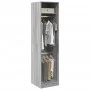 Armario de madera de ingeniería gris Sonoma 50x50x200 cm de , Armarios roperos - Ref: Foro24-3307788, Precio: 116,21 €, Descu...