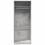 Grau-betonfarbener Holzwerkstoffschrank 80x50x200 cm von , Kleiderschränke - Ref: Foro24-3307795, Preis: 118,77 €, Rabatt: %