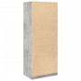 Armario de madera de ingeniería gris hormigón 80x50x200 cm by , Wardrobes - Ref: Foro24-3307795, Price: 120,38 €, Discount: %