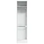 Armario de madera contrachapada blanco 50x50x200 cm de , Armarios roperos - Ref: Foro24-3307783, Precio: 144,90 €, Descuento: %