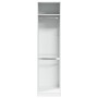 Weißer Sperrholzschrank 50x50x200 cm von , Kleiderschränke - Ref: Foro24-3307783, Preis: 147,28 €, Rabatt: %
