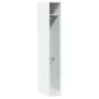 Armario de madera de ingeniería blanco 30x50x200 cm by , Wardrobes - Ref: Foro24-3307774, Price: 121,27 €, Discount: %