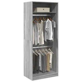 Ingenieurholzschrank in Sonoma-Grau 80x50x200 cm von , Kleiderschränke - Ref: Foro24-3307797, Preis: 149,92 €, Rabatt: %