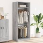Ingenieurholzschrank in Sonoma-Grau 80x50x200 cm von , Kleiderschränke - Ref: Foro24-3307797, Preis: 152,47 €, Rabatt: %