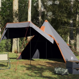 Tipi-Zelt für 5 Personen, wasserdicht, grau von , Zelte - Ref: Foro24-4009409, Preis: 78,69 €, Rabatt: %