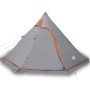 Tienda de campaña tipi para 5 personas impermeable gris by , tents - Ref: Foro24-4009409, Price: 78,69 €, Discount: %