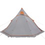Tienda de campaña tipi para 5 personas impermeable gris by , tents - Ref: Foro24-4009409, Price: 78,69 €, Discount: %